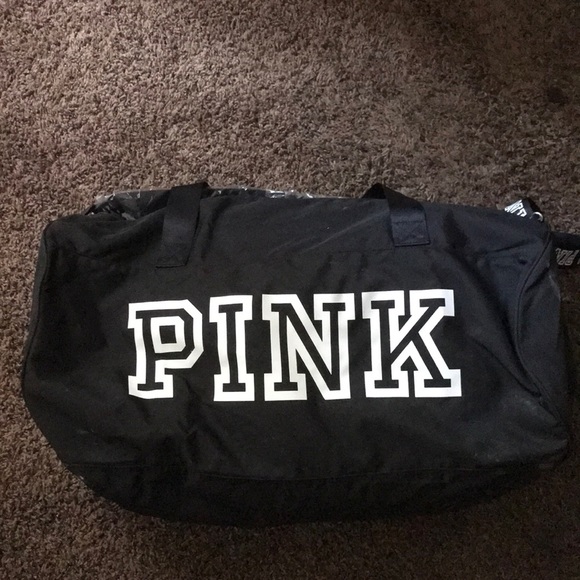 Pink Duffle Bag with Water bottle (sold) - Picture 3 of 3